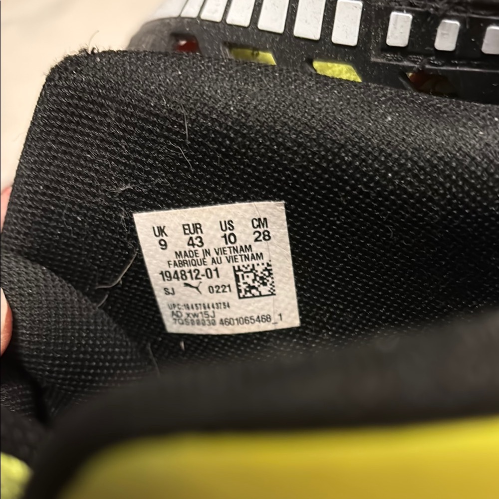 Puma Red and Yellow Athletic High-Tops with Dial Fit - Picture 2 of 4